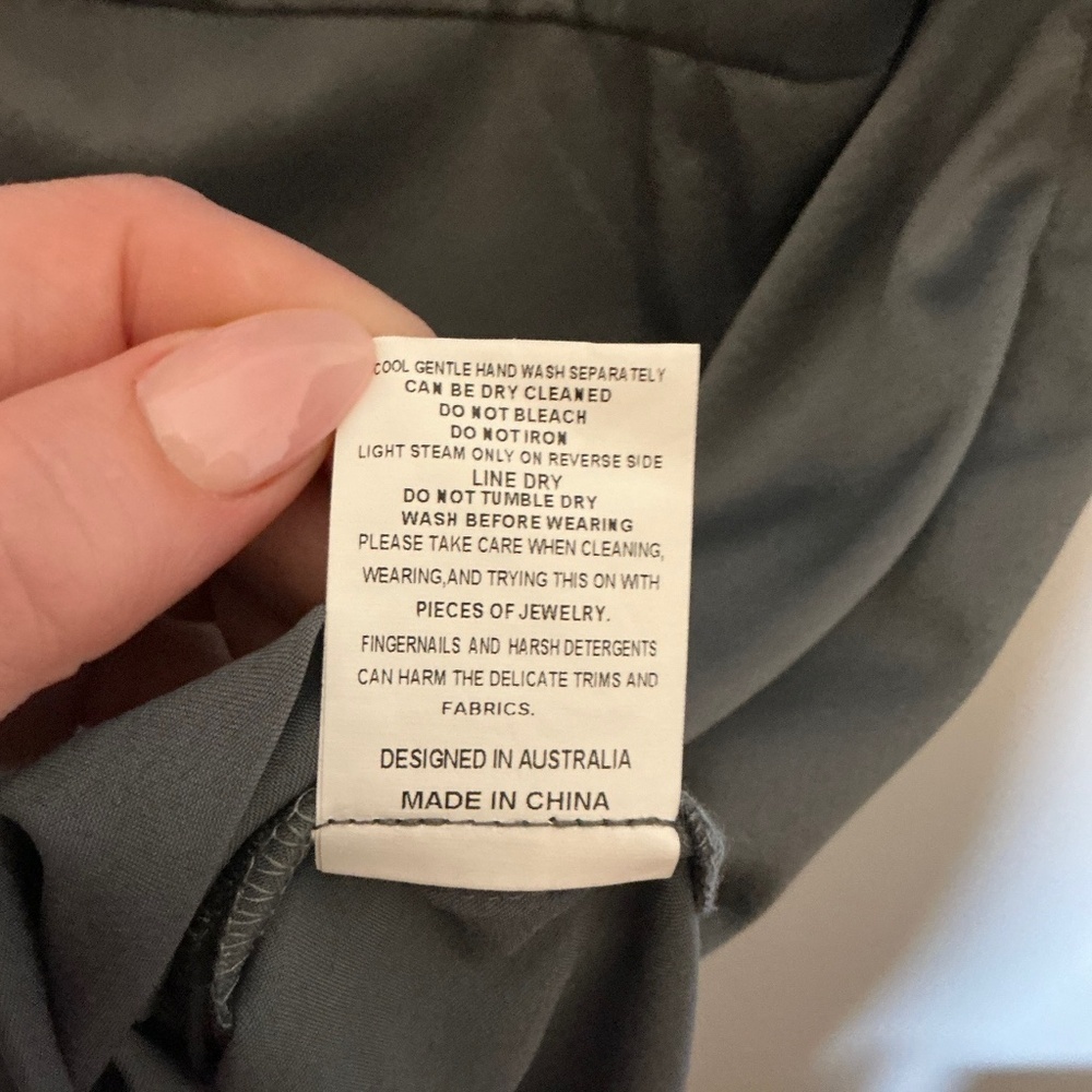 Elliatt Andrea Gown Charcoal Gray Maxi Dress Nordstrom NWT Size Small - Picture 14 of 15